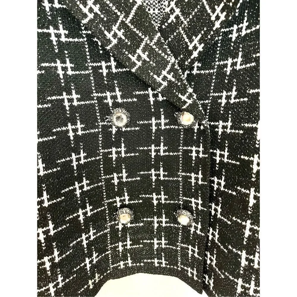 Zara bejeweled metallic jacket size medium